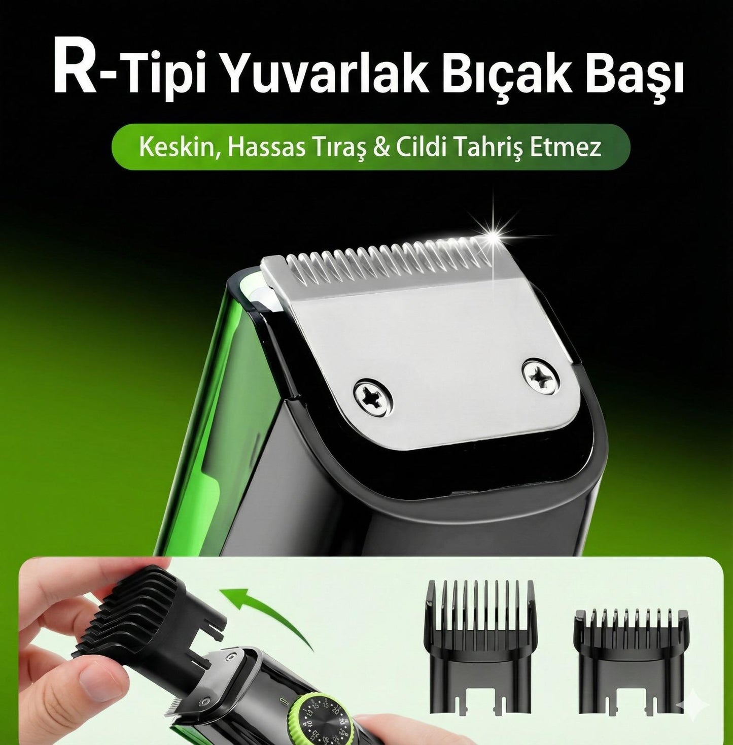 R-Tipi çelik bıçak